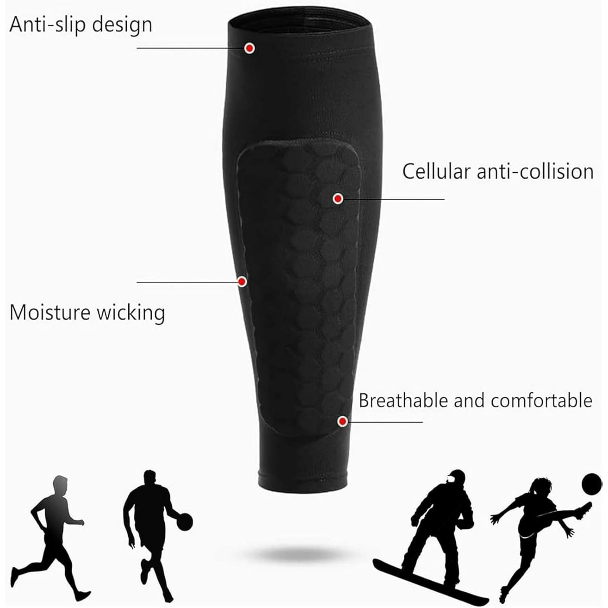 Soccer Shin Guards Shin Guard  - Compression Sleeve Calf recensione e prezzo