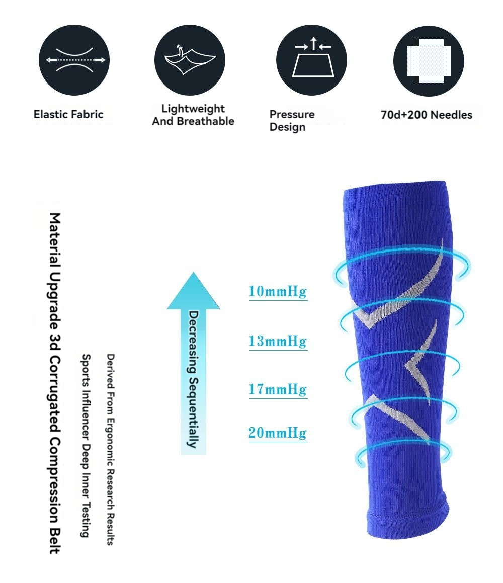 1Pairs Unisex Sports Leg Cover - Compression Sleeve Calf recensione e prezzo