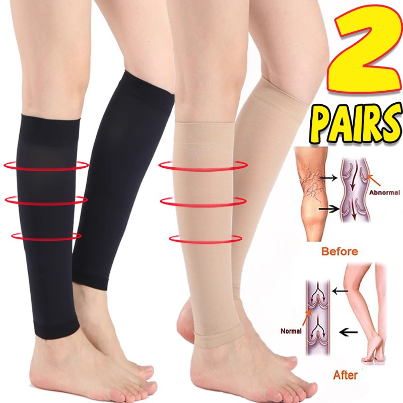 1/2Pairs Varicose Vein Medical - Compression Sleeve Calf recensione e prezzo