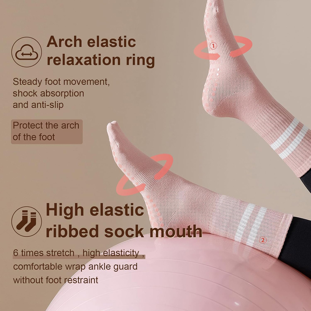 Yoga Pilates Socks with Grips  - Grip Sock Yoga recensione e prezzo