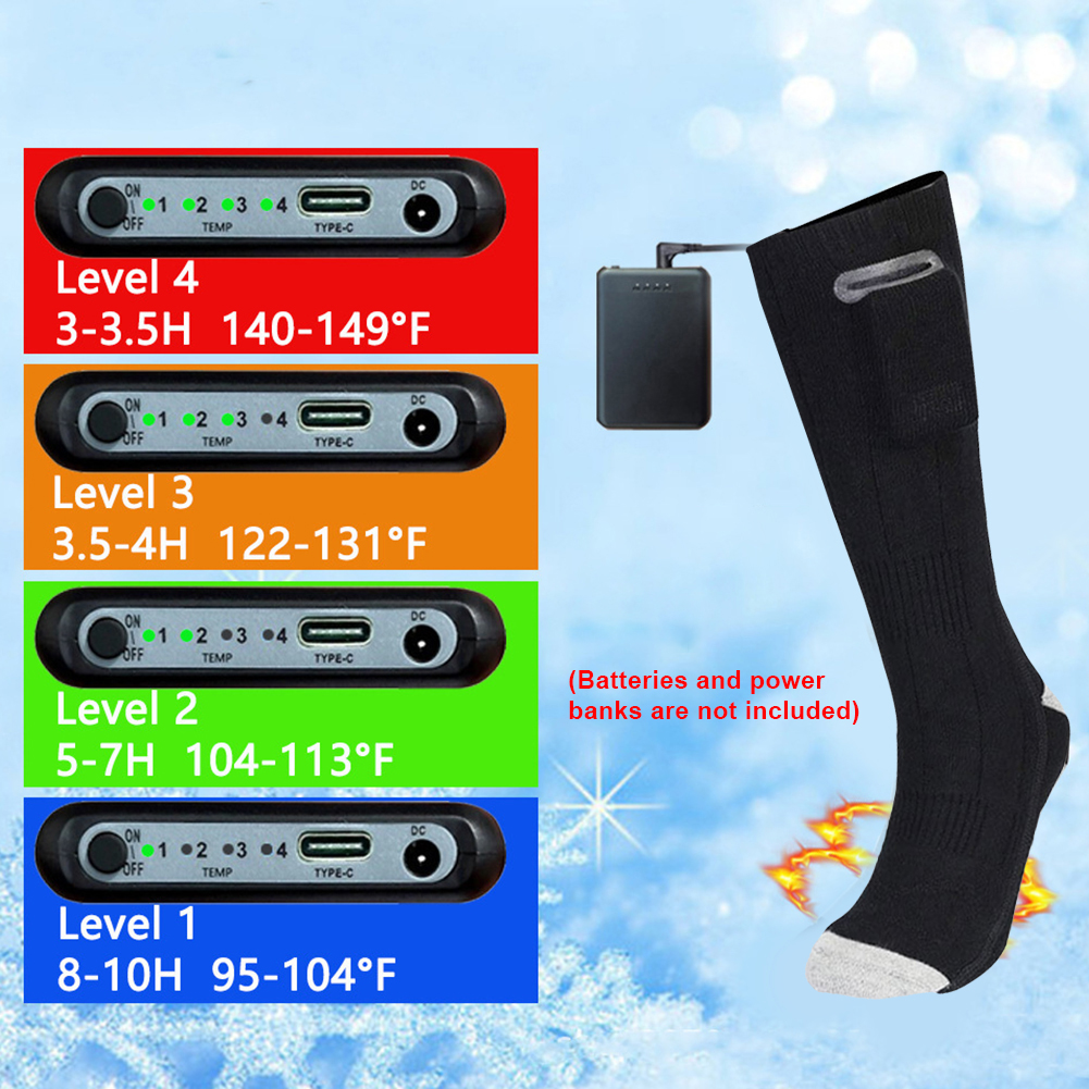 Heat Battery Electric Heated S - Thermal Sock Winter recensione e prezzo