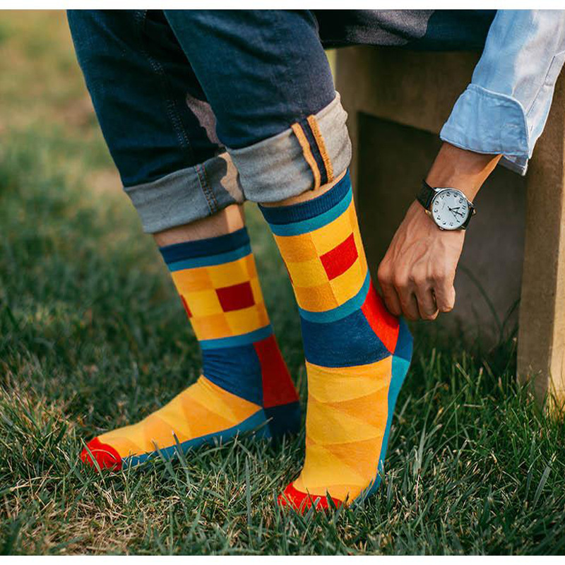 5Pairs Mens Fun Dress Socks, P - Cotton Crew Sock Pack recensione e prezzo
