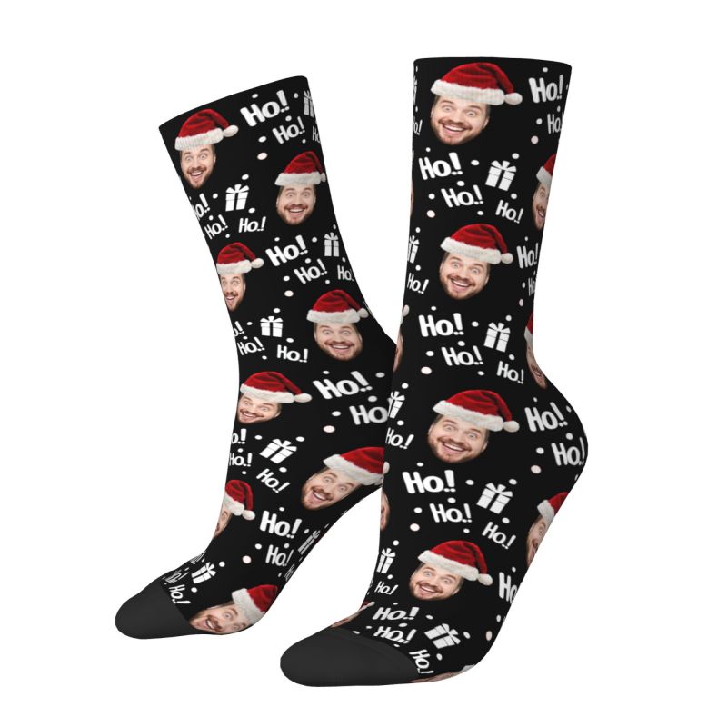 Christmas Face Photo Personali - Dress Sock Men recensione e prezzo