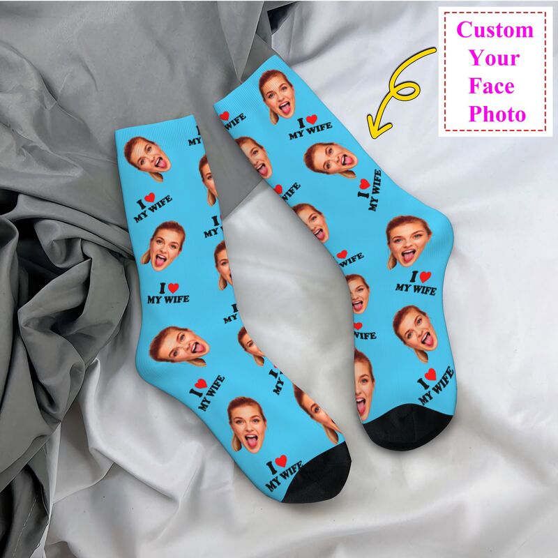 I Love My Wife Personalized Fa - Dress Sock Men recensione e prezzo