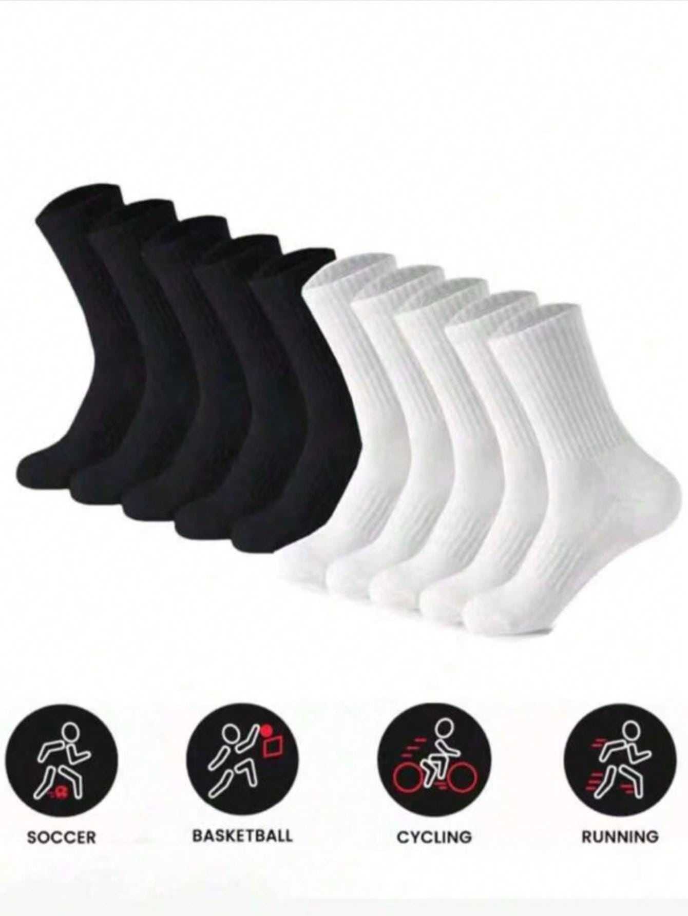 Women's Running Socks Pack, Bl - Cotton Crew Sock Pack recensione e prezzo