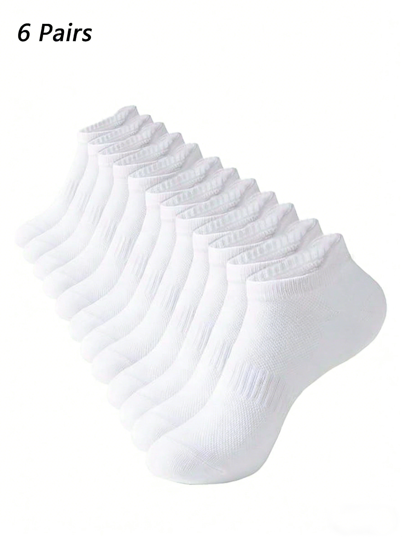 6 Pairs Women Men White Ankle  - No Show Sock Women recensione e prezzo