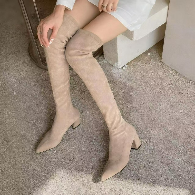 Sexy Women's Boots Pointed Toe - Knee High Sock Women recensione e prezzo