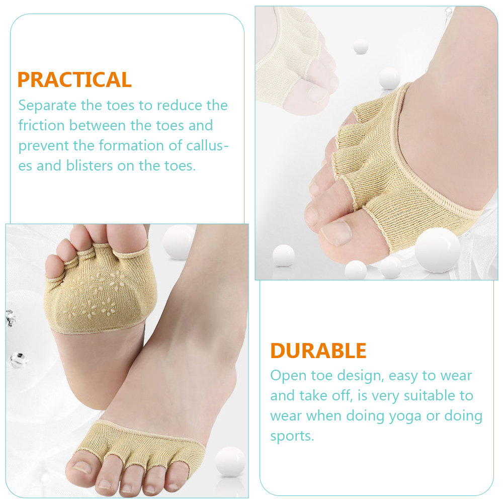 2Pairs Cotton Toeless Yoga Soc - Grip Sock Yoga recensione e prezzo