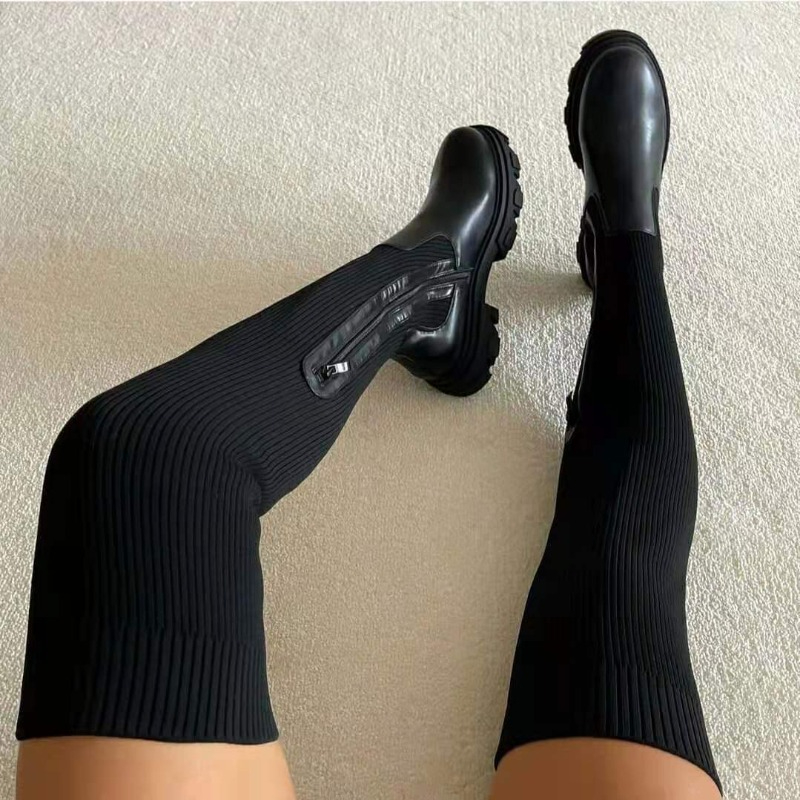 2025 Winter Shoes Women Socks  - Knee High Sock Women recensione e prezzo