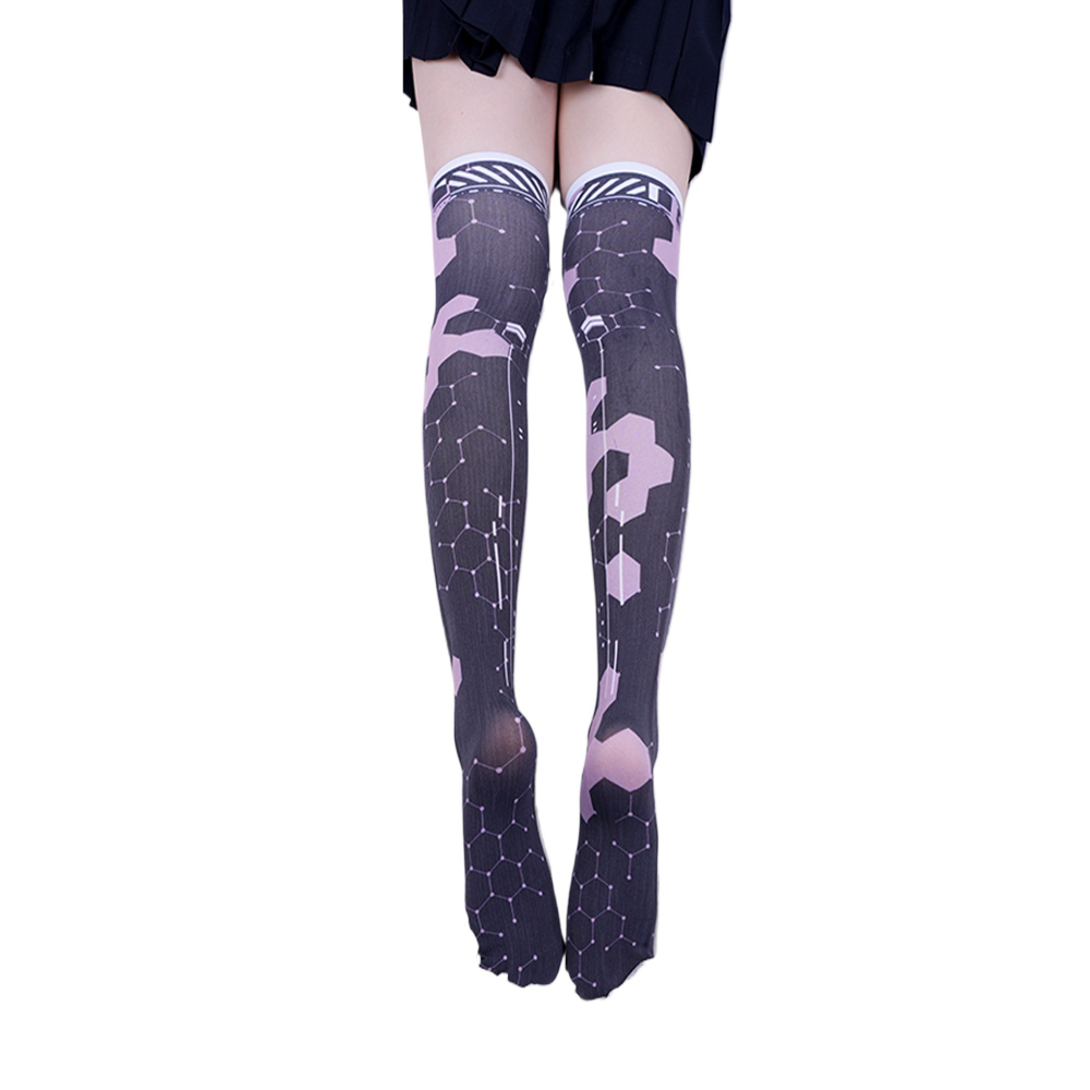Anime Game Robot AI Mech Stock - Knee High Sock Women recensione e prezzo