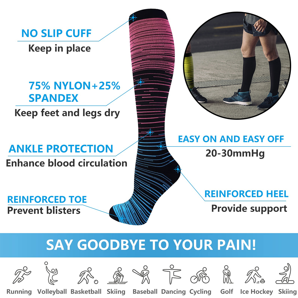 GOMOREON 6Pairs Compression So - Compression Sock Medical recensione e prezzo