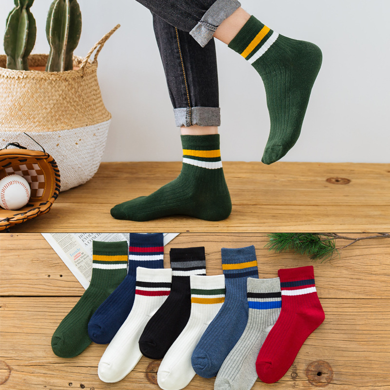 3 Pairs/Pack Cotton Mens Socks - Cotton Crew Sock Pack recensione e prezzo