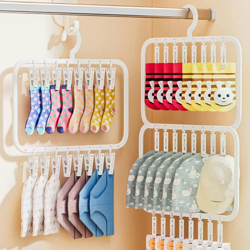Multi-clip Sock Drying Rack Mu - Sock Organizer Tray recensione e prezzo