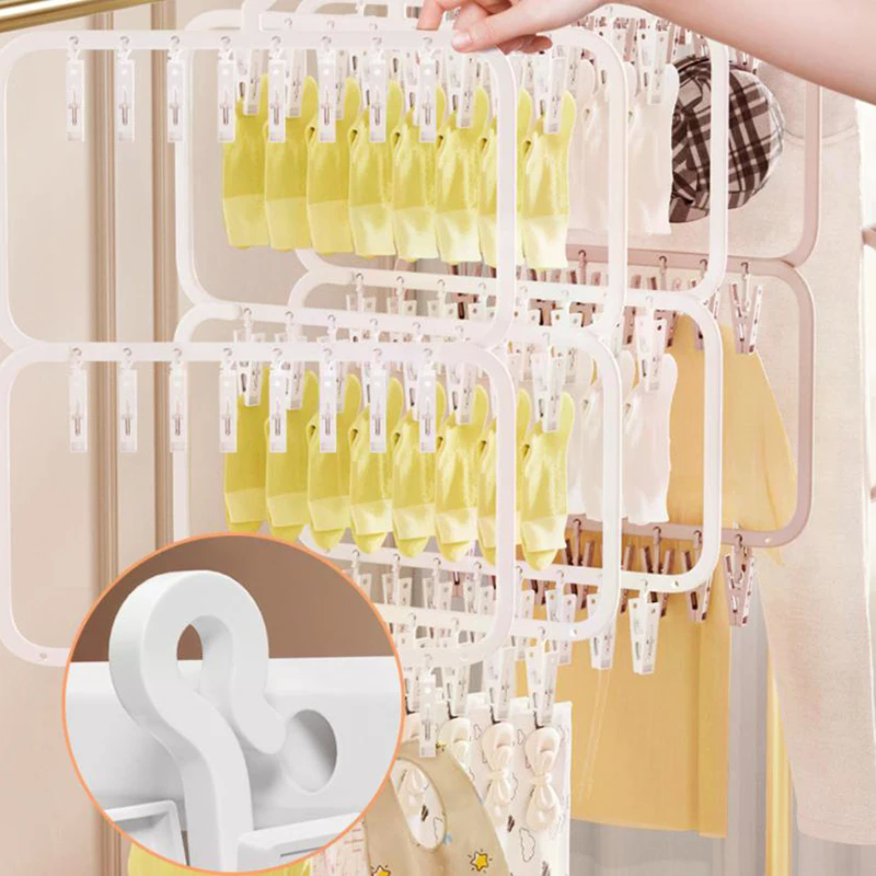 Multi-clip Sock Drying Rack Mu - Sock Organizer Tray recensione e prezzo