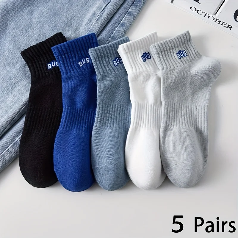 5 Pairs Men's Ankle Socks, Sol - Ankle Sock Low Cut recensione e prezzo