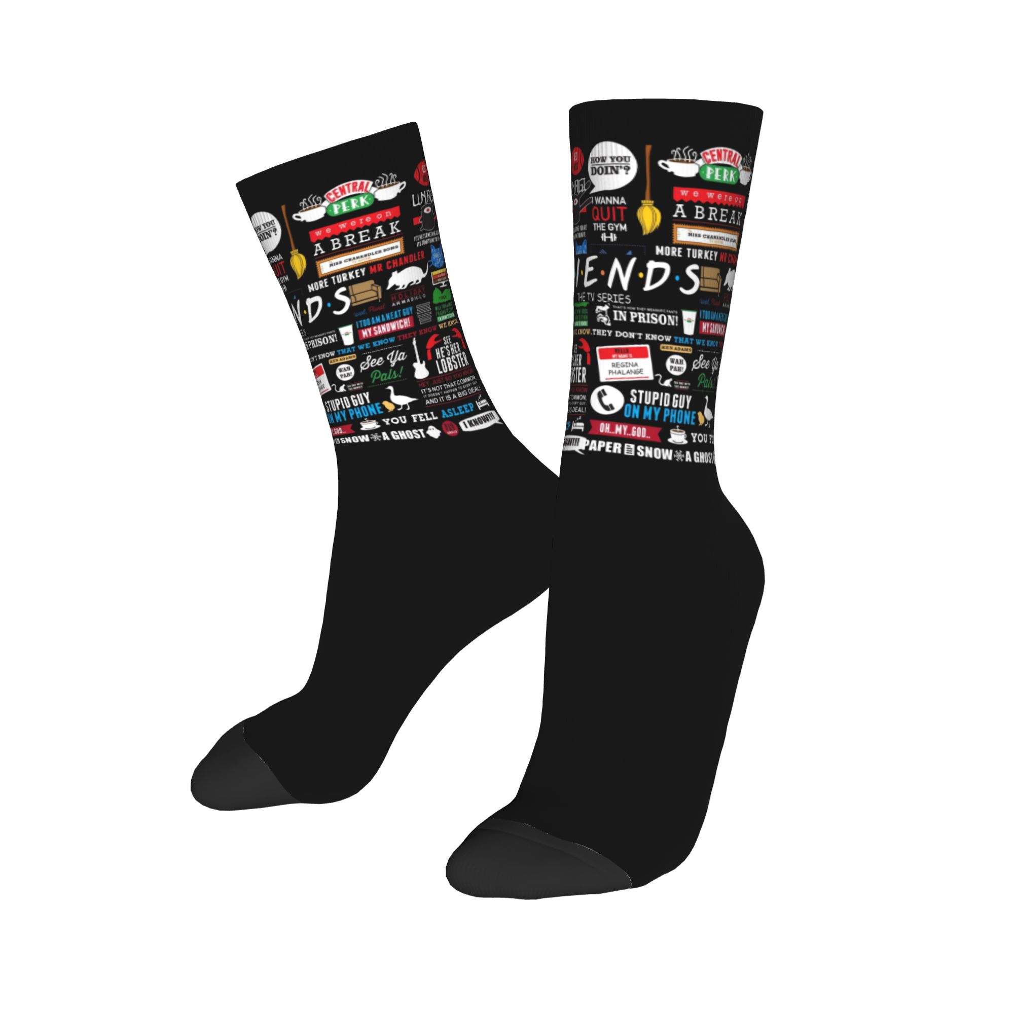 Custom Cute Funny TV Show Frie - No Show Sock Women recensione e prezzo