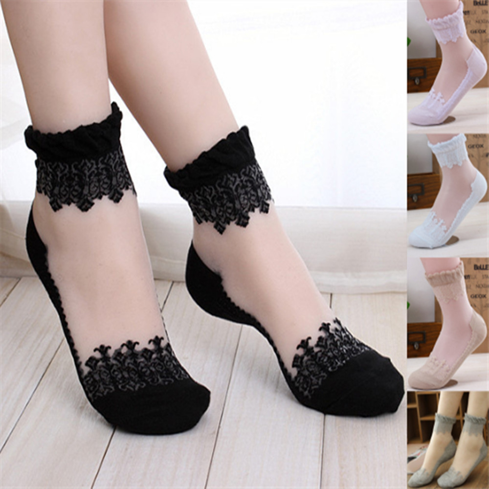 Woman Lace short sock thin soc - Invisibility Sock Loafer recensione e prezzo