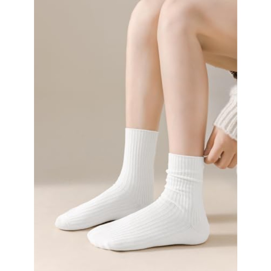 DOKUTOKU Womens Crew Socks Siz - Cotton Crew Sock Pack recensione e prezzo
