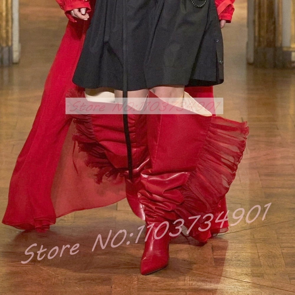 Ruffles Tulle Slouchy Sock Sty - Boot Sock Slouchy recensione e prezzo