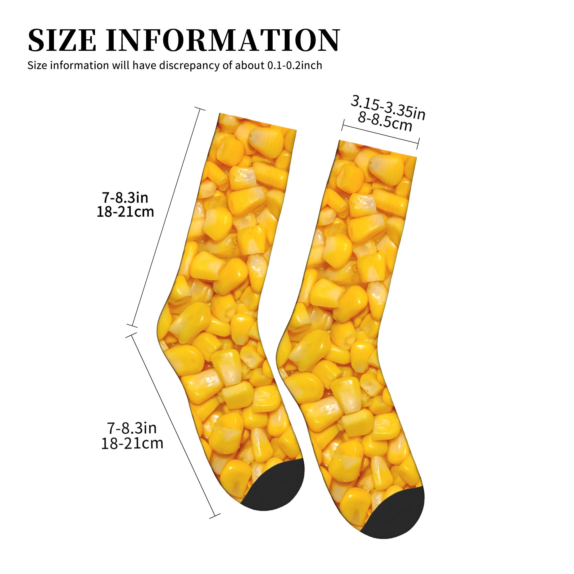 It's Corn Yellow Corn Kernels  - Dress Sock Men recensione e prezzo